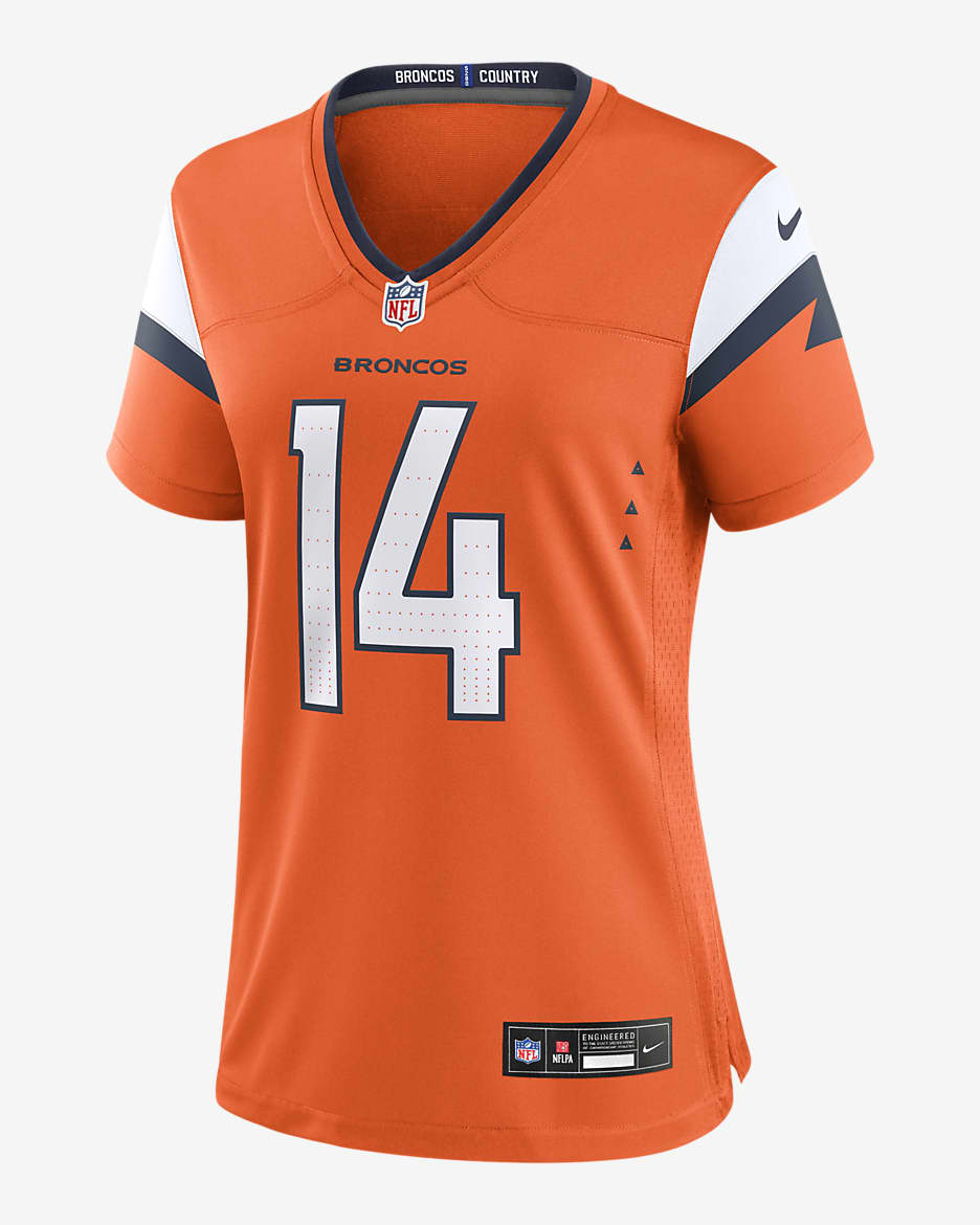 Denver broncos jersey for women hotsell